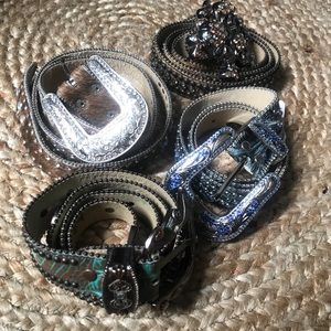 b.b. simon Swarovski crystal belt lot